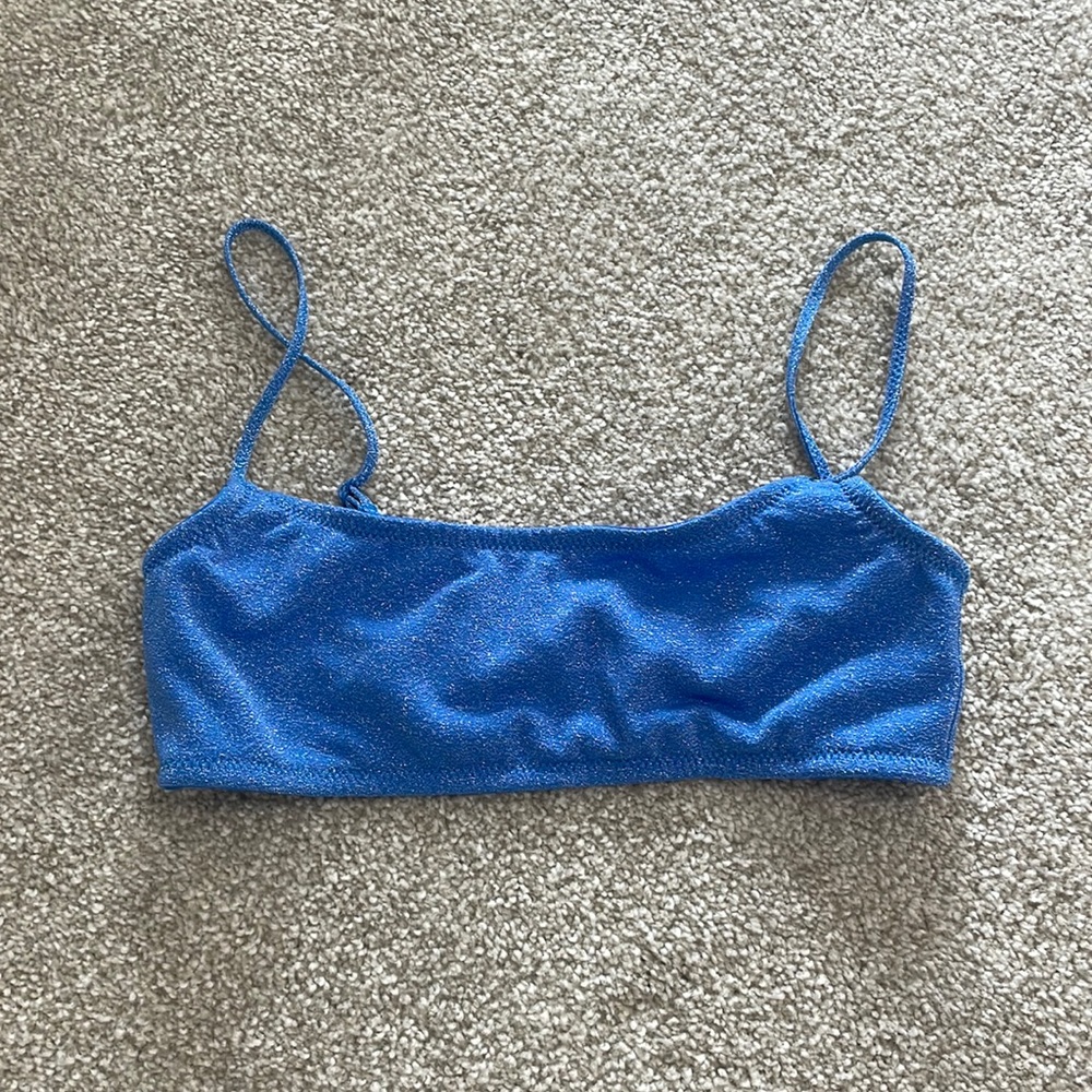 Triangl blue sparkle bikini, XS